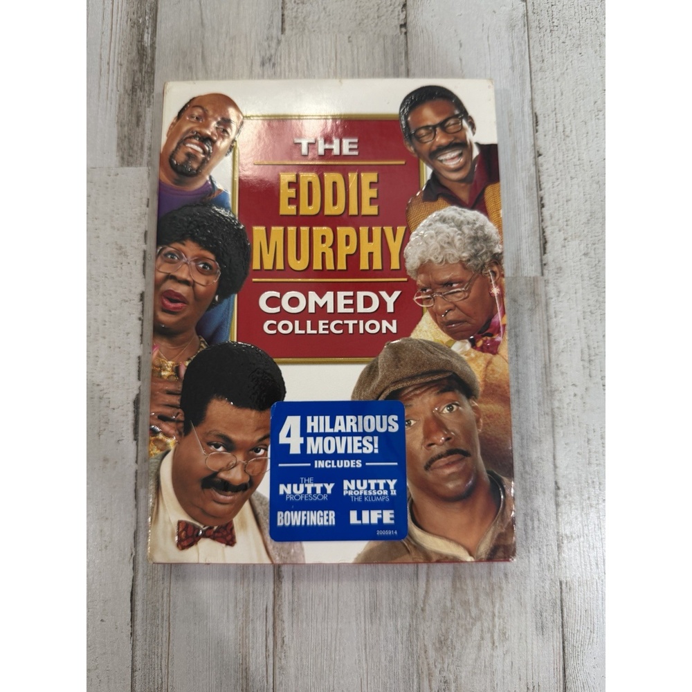 Eddie Murphy Comedy Collection 4 Movies DVD Set Nutty Professor Bowfinger Life
